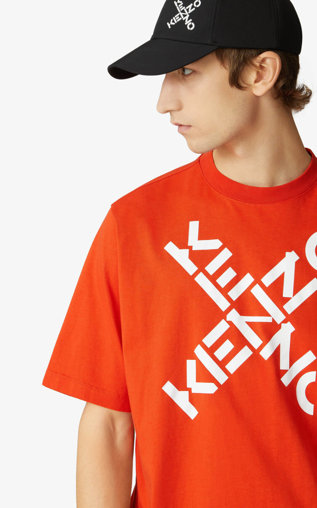 Camisetas Kenzo Sport Big X Hombre Naranjas Oscuro - SKU.9207223
